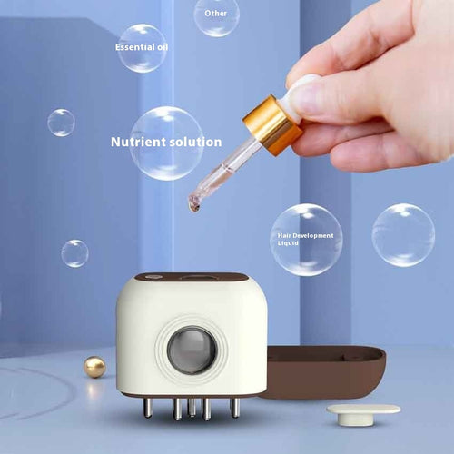 Appareil de Soin du Cuir Chevelu – Massage Vibrant à Micro-courant avec Lumière Rouge et Bleue