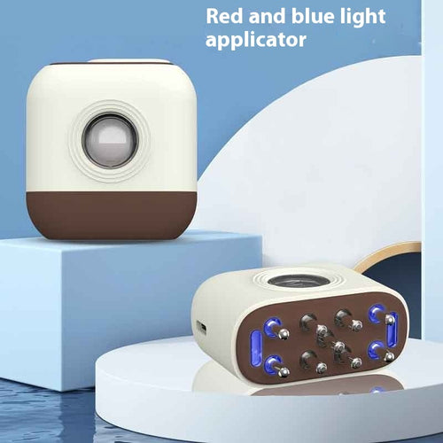 Appareil de Soin du Cuir Chevelu – Massage Vibrant à Micro-courant avec Lumière Rouge et Bleue